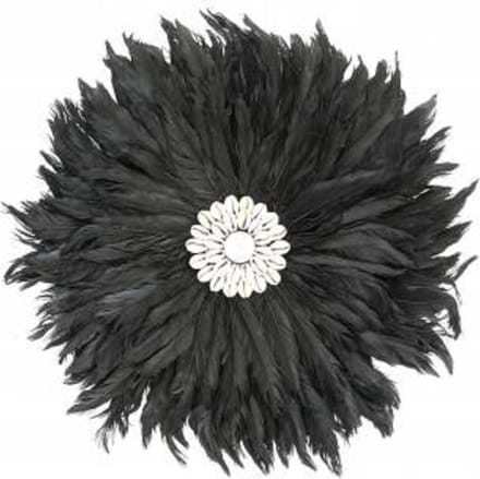 Walldeco feathers 35cm black