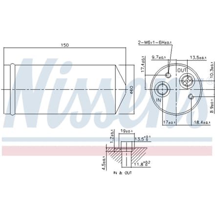 Droger, airconditioningsysteem NISSENS 95141