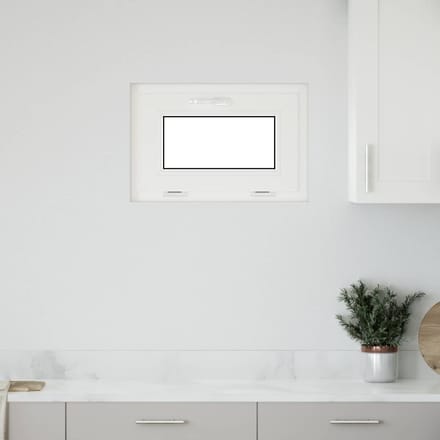 vidaXL - Kleur - binnenkant - kelderraam - Wit - RISOR - 60 - x - 40 - cm