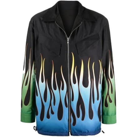 Kenzo Flame Print Omkeerbaar Jasje