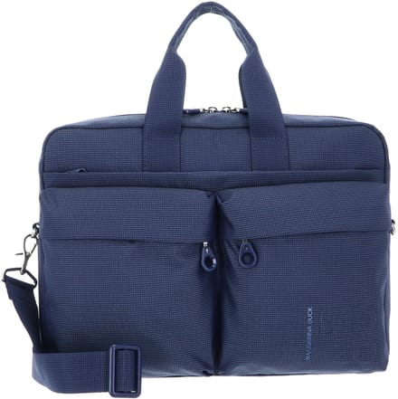 MANDARINA DUCK business tas met laptopvak MD20 Briefcase Deep Blue donkerblauw