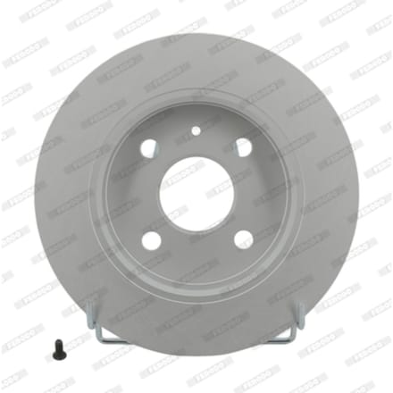 Remschijf FERODO DDF1043C achter, compleet, 2 stuk