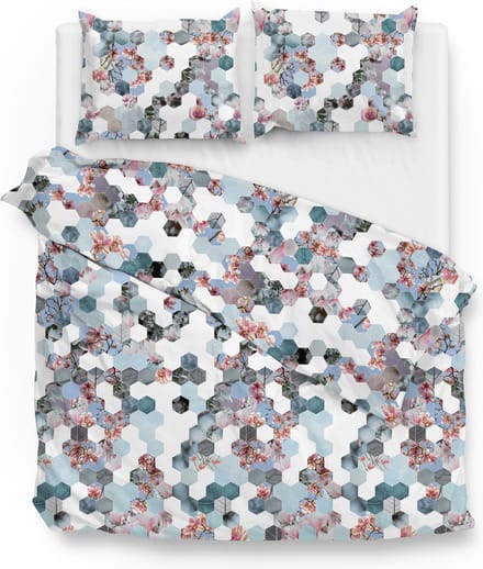 Zohome Vanessa Dekbedovertrek - Lits-jumeaux - Flanel - 240x200-220cm - Multi