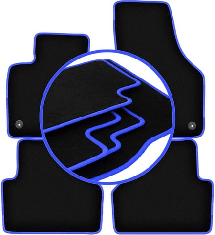 CARLUX-BLUE automatten voor: Audi Q3 I 8U SUV (2011-2018)