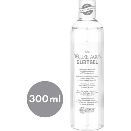 EIS, Deluxe Aqua glijmiddel, langdurige werking op waterbasis, anaal, 300 ml