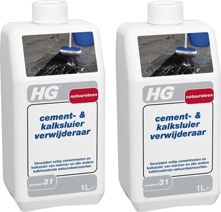 HG natuursteen cement- & kalksluier verwijderaar Dé cementsluierverwijderaar - 2 Stuks !