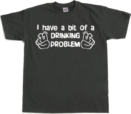 Hybris I Have A Bit -drinkprobleem Donkergrijs