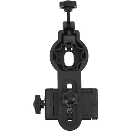 Telescoop Telefoonhouder 1/4in Schroefgat Antislip Rubberen Pad Plastic Telescoop Telefoonadapter voor Small black