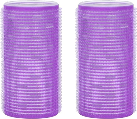 Set van 2 Zelfklevende Haarrollers voor Volume en Krullen, Geschikt voor Middellang en Kort Haar