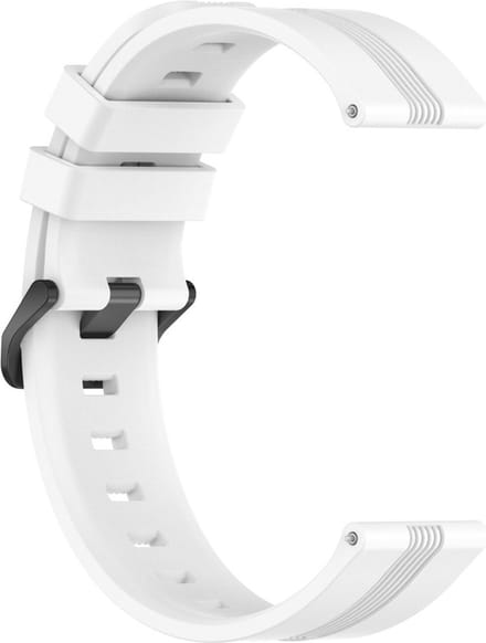 Siliconen bandje - geschikt voor Garmin Venu / Venu 2 Plus / Venu SQ / Venu SQ 2 - wit