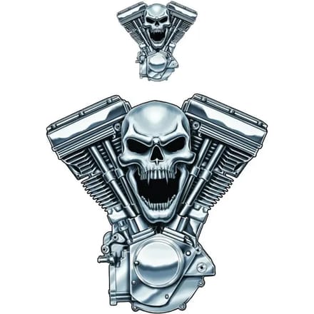 Motorfiets stickers Lethal Threat V-twin