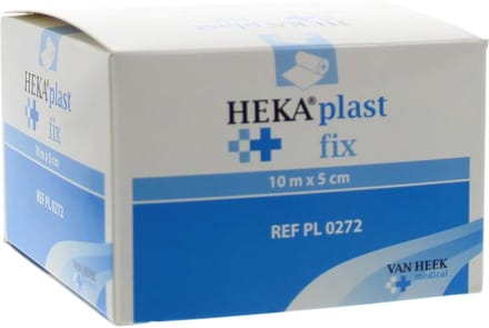 Hekaplast Fix pleister 10 x 5cm 1 Rol