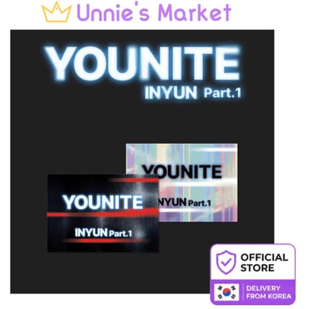 YOUNITE 8ème EP [INYUN Partie 1] Album POCA (DANS Ver. / Version YUN) + Cadeau gratuit Random. Ver. gray