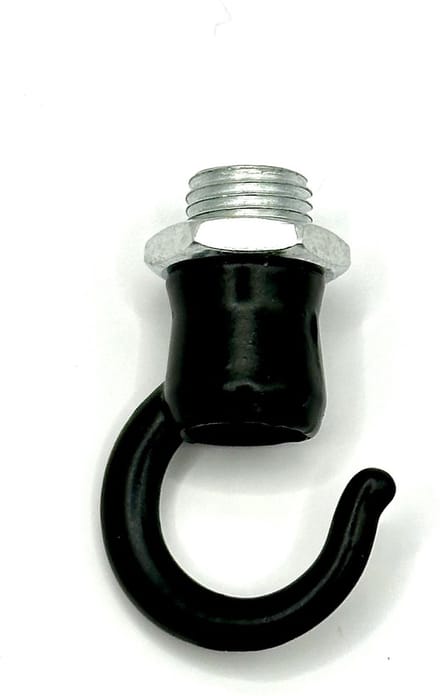 Hypify - Haakje voor plafondkap - Zwart - Lamp ophanging