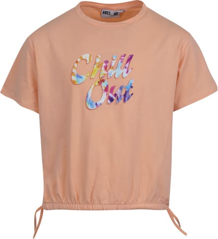 Someone - T-shirt - Maat 152 - Meisjes - Peach -