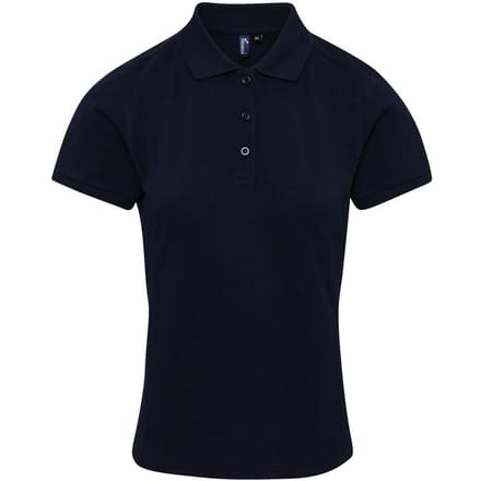 Premier Dames/Dames Coolchecker Plus Poloshirt (Marine)
