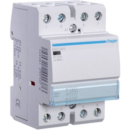 Hager ESC441 Installatiezekeringautomaat 4x NC 400 V Piece 1 stuk(s)