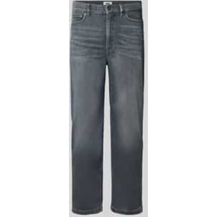 straight fit jeans van katoenmix model 'Flown'