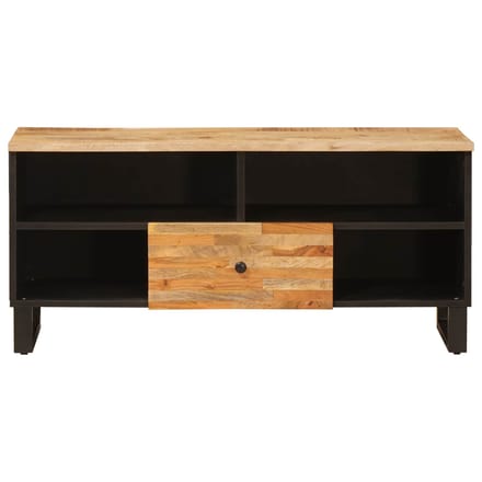 vidaXL - TV - Kast - Bruin - 100 - x - 33 - x - 46 - cm - Massief - Mango - Hout