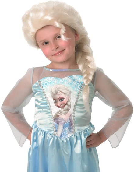 "Pruik van Elsa De Sneeuwkoningin™ voor meisjes - Verkleedpruik - One size"