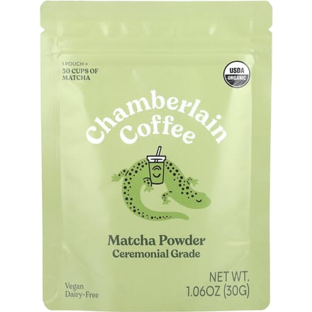 Chamberlain Coffee, Matcha Powder, Ceremonial Grade, 1.06 oz (30 g) beige