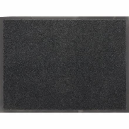 Luance Deurmat - grijs - 80 x 60 cm - voor binnen - PVC / polyester - droogloopmat