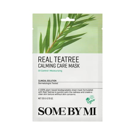 Echte Tea Tree, Kalmerend Verzorgend Schoonheidsmasker, 1 Vel, 20G(0.70Oz) white