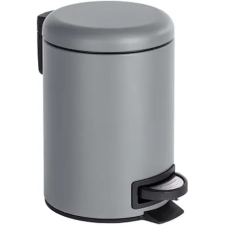 Wenko Pedaalemmer Leman 3l Grijs 17x25x22,5cm