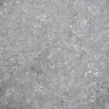 Decoratieve Gekleurde Glassteentjes / Gekleurd Glas - Naturel / Wit / Transparant - 4-10mm - 1kg
