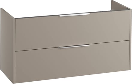 Saqu Lima wastafelonderkast excl. greep 120x45x60cm mat greige