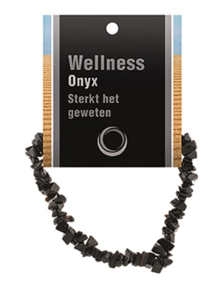 Onyx splitarmband + kaart
