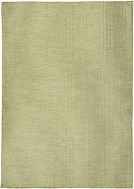 vidaXL - Buitenkleed - platgeweven - 160x230 - cm - groen