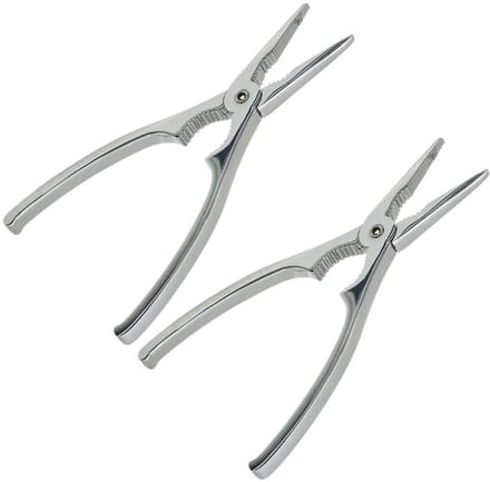 Set van 2 kreeftentangen en krabtangen 17 cm Fackelmann