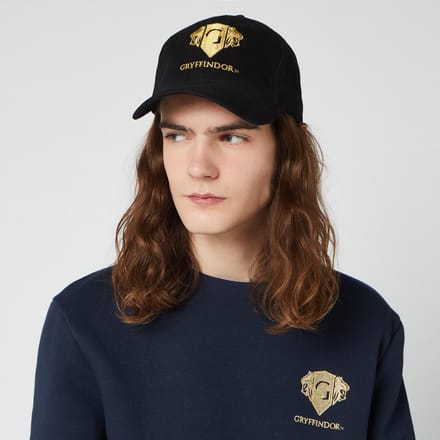Harry Potter Gryffindor Embroidered Cap - Black