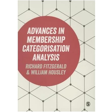 Advances In Membership Categorisation Analysis - Fitzgerald