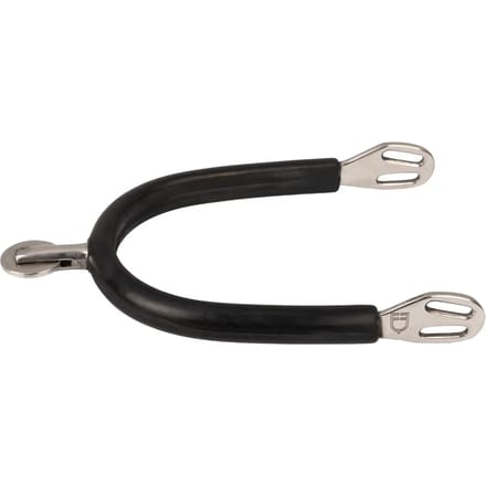 Rondelle sporen voor paard met rubberen coating Equestro