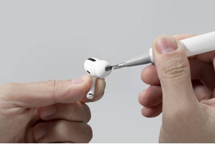 Laut - KLEAN 3-in-1 schoonmaaktool voor AirPods, iPhone en andere apparaten - Wit