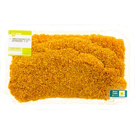 Varkensschnitzel gepaneerd 3 stuks