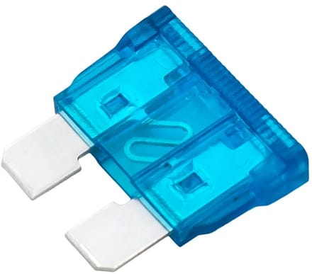 Universeel - Autozekering (Zekering) - Blauw - 15A - Steekzekering