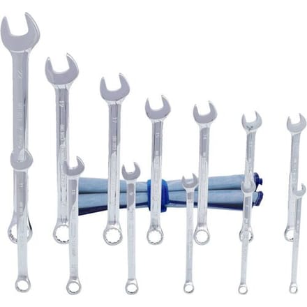 KS TOOLS CHROMEplus Ringsleutelset schuin 13-delig - 518.0643
