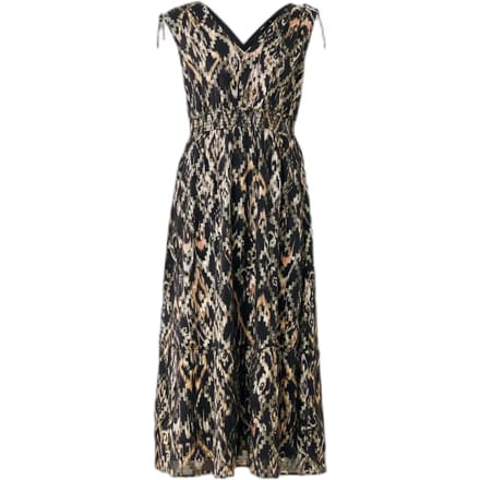 Maxi jurk van lurex jacquard voor vrouwen Mexx