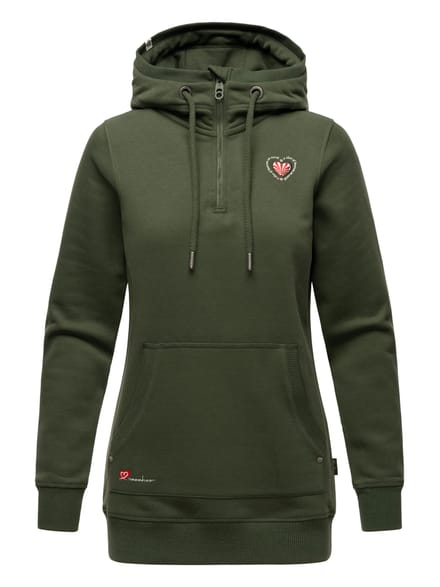 Navahoo dames longsleeve hoodie Zauberelfe – Lang & Comfortabel