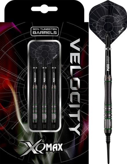 XQMax Velocity M1 Green 90% Soft Tip - Dartpijlen - 18 Gram
