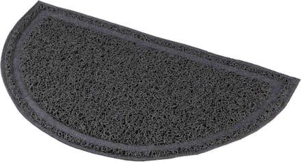 Trixie Cat litter tray mat semi-circular PVC 59 × 35 cm anthracite