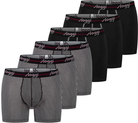 sloggi Heren lang short / pant 6 pack Start