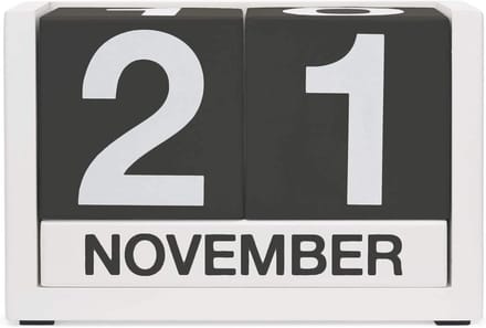 Zwart Drie Zes Vijf Kalender - Creatieve Ontwerpideeën voor Elk Jaar