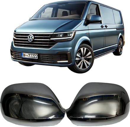 Spiegelkappen van verchroomd ABS voor Volkswagen T6 vanaf 2015-