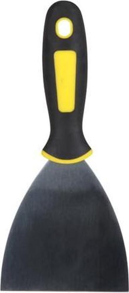 Toolland Plamuurmes 10 Cm Rvs Zwart/geel