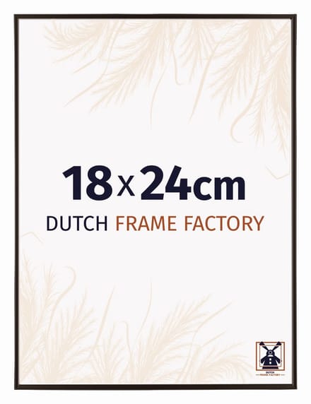 Fotolijst 18x24 cm - Kunststof - Antraciet - Easy