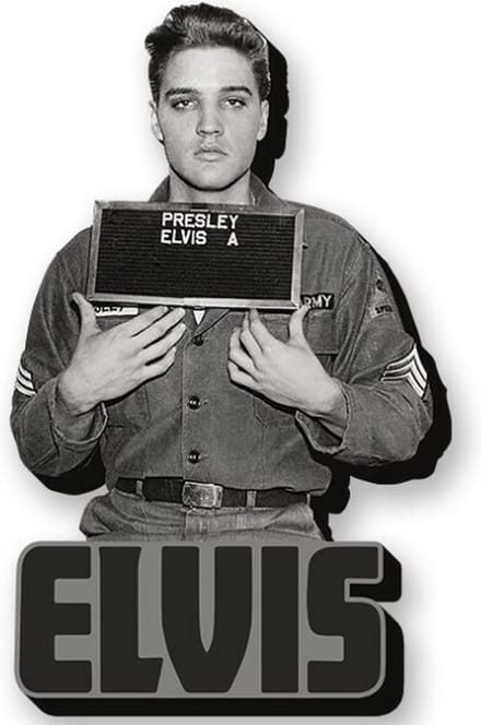 Magneet - Elvis Presley - Enlistment Photo Funky Chunky Magnet
